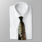 Zwarte Beer en Totem Pole Wildlife Art Stropdas (Gebonden)