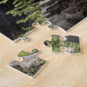 Zwarte beer in het bos legpuzzel (Zijkant)