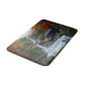 Zwarte Beer moeder en waterval Badmat (Gekanteld)
