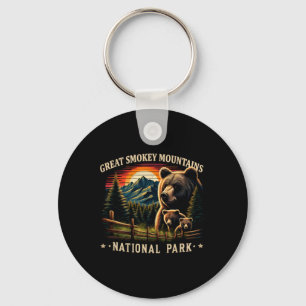 Zwarte Beer Moeder Great Smokey Mountains National Sleutelhanger