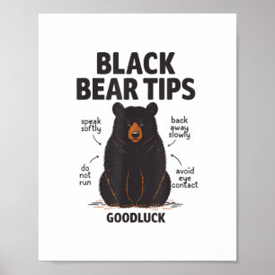 Zwarte Beer Tips veel succes Poster