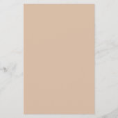 Zwarte Beige Luxe QR Code Afspraakherinnering Flyer (Achterkant)