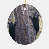 zwarte beren keramisch ornament (Links)