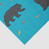 Zwarte Beren Tissuepapier (Detail)