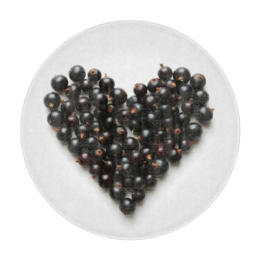 Zwarte bessen hart snijplank (Voorkant)