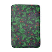 Zwarte bessen op donkergrijs badmat (Voorkant Verticaal)