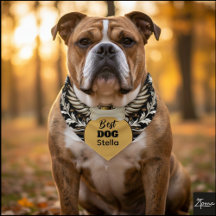 Zwarte Beste Hond Persoonlijke Trouwdag 
