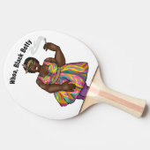 ZWARTE BETTY PING PONG PADDLES TAFELTENNISBATJE (Zijkant)