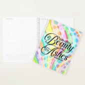 Zwarte Bijbel Verse Typografie - Schoonheid voor A Planner (Display)