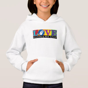 Zwarte Blanksburg Nieuwe School Merch Volwassenen