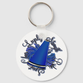Zwarte Blauw en Witte Kwaliteit Sleutelhanger