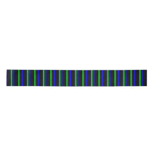 Zwarte Blauwe Groene Stripes Lint