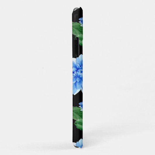 zwarte blauwe zee Case-Mate iPhone case (Achterkant/rechts)