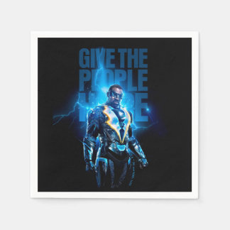 Zwarte bliksem - geef de mensen hoop servet