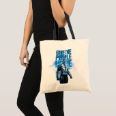 Zwarte bliksem - geef de mensen hoop tote bag (Voorkant (product))