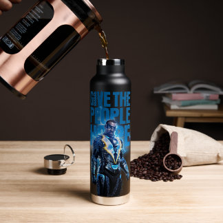 Zwarte bliksem - geef de mensen hoop waterfles