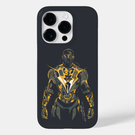 Zwarte bliksemillustratie Case-Mate iPhone case (Achterkant)