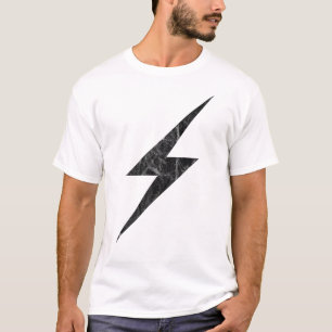 Zwarte bliksemschicht van anarchie () t-shirt