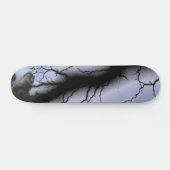 Zwarte bliksemskateboard skateboard (Horizontaal)