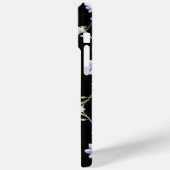 Zwarte bloem Case-Mate iPhone case (Achterkant / Links)