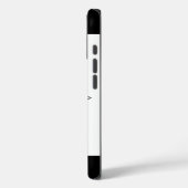 Zwarte Bloemlijn Kunst Telefoonhoes Case-Mate iPhone Case (Achterkant / Links)