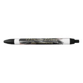 Zwarte Blush Gold Waterverf plash kalligrafie Zwarte Inkt Pen (Voorkant)