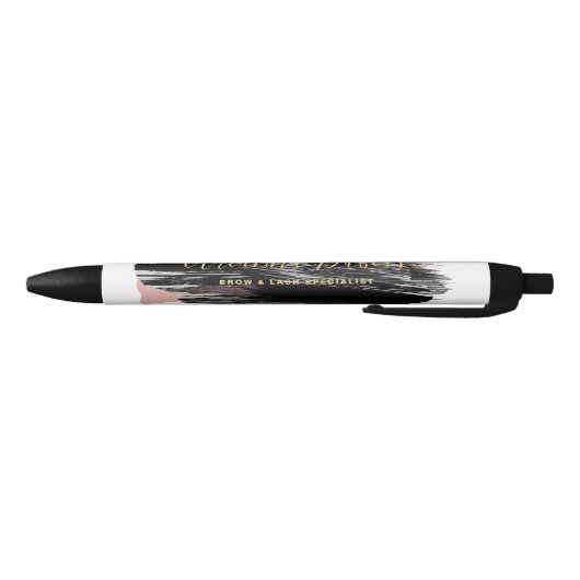 Zwarte Blush Gold Waterverf plash kalligrafie Zwarte Inkt Pen (Bodem)
