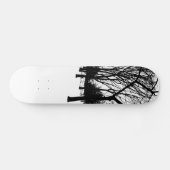 zwarte bomen skateboard (Horizontaal)