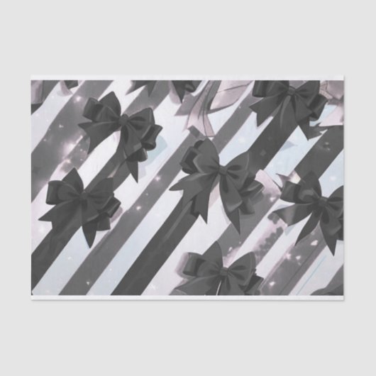 Zwarte boog 2 tissue papier (Voorkant)