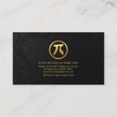 Zwarte boomgaard "I Teach Physics" Periodic Table Visitekaartje (Achterkant)