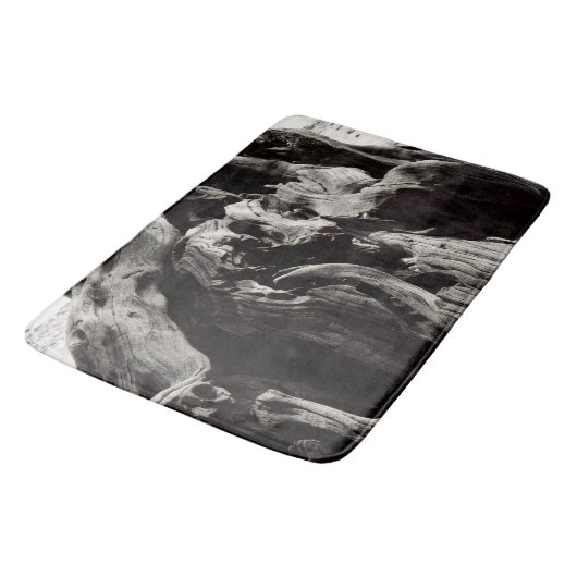 Zwarte boomrand badmat (Gekanteld)