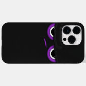 Zwarte boze ninja Case-Mate iPhone case (Achterkant (horizontaal))