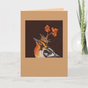 zwarte brander met pyracantha - kaart