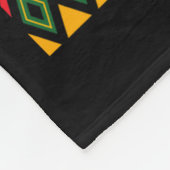 Zwarte brandweerman Black Histo Fleece Deken (Hoek)