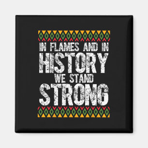 Zwarte brandweerman Black Histo Magneet
