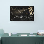 Zwarte Bronzen Spray Body Tan Spandoek (Beurs)