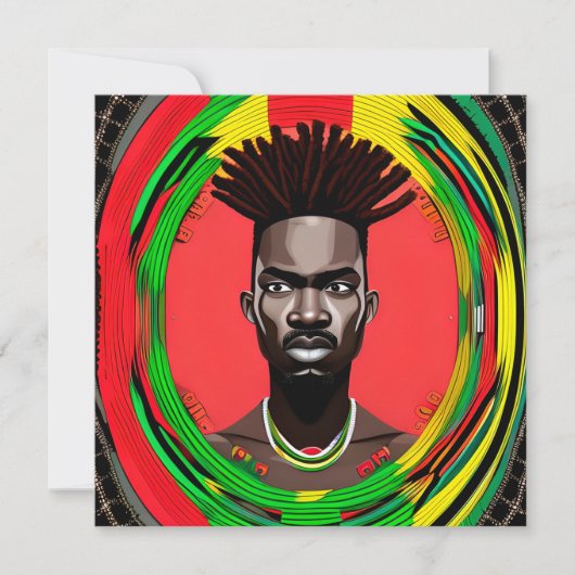 Zwarte Bruh Melanin Pap Juneteenth King African So (Voorkant)