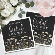 Zwarte Bruids-Shower met Wilde Bloemen
