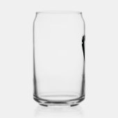 Zwarte bruiloft Tuxedo pak Gepersonaliseerde Groom Blikvorm Glas (Rechts)