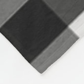 Zwarte Buffel Plaid Boerderij Kip Fleece Deken (Hoek)