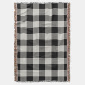 Zwarte buffelcontrole | Moderne bosbouw Deken (Voorkant Verticaal)