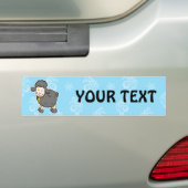Zwarte Bumpersticker (Op auto)