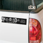 Zwarte bumpersticker (Op Truck)