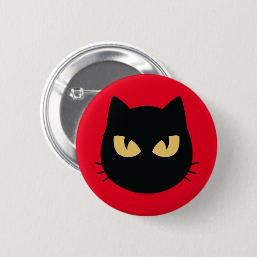 Zwarte Button (Voorkant /achterkant)