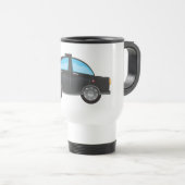 Zwarte Cab Reisbeker (Voorkant rechts)