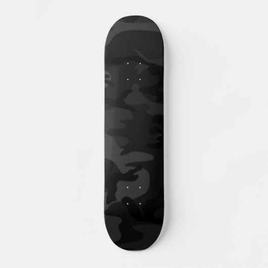 Zwarte Camo Skateboard Pro (Voorkant)