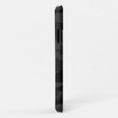 Zwarte Camouflage Case-Mate iPhone Case (Achterkant/rechts)