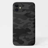 Zwarte Camouflage Case-Mate iPhone Case (Achterkant)