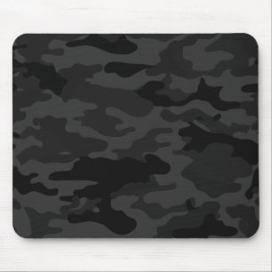 Zwarte Camouflage Muismat