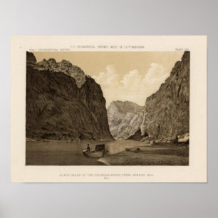 Zwarte Canon, Colorado, rivier 2 Poster
